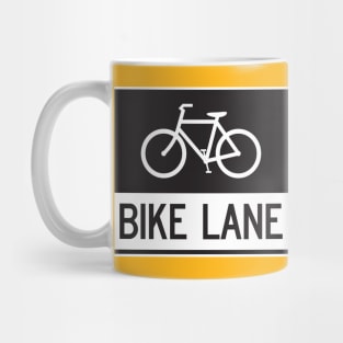 MUTCD Bike Lane Sign R03-17 Mug